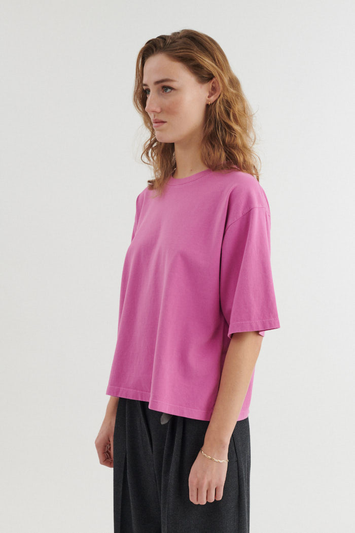 Basic Apparel Boni SS T-Shirt T-shirts 670 Purple Orchid